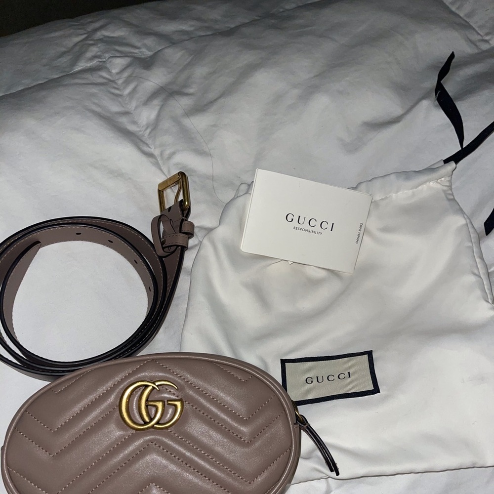 Gucci GG Marmont Matelasse Belt Bag